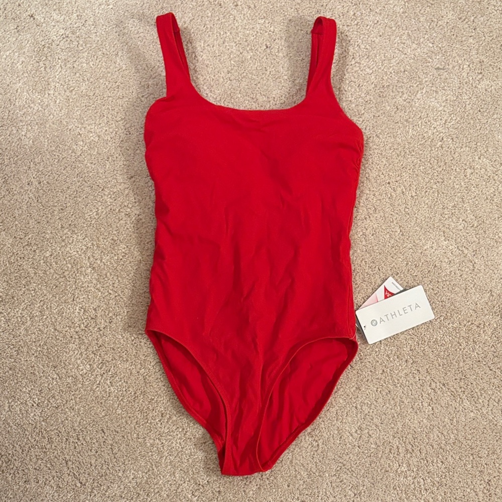 Athleta Women’s Red One Piece Swimsuit